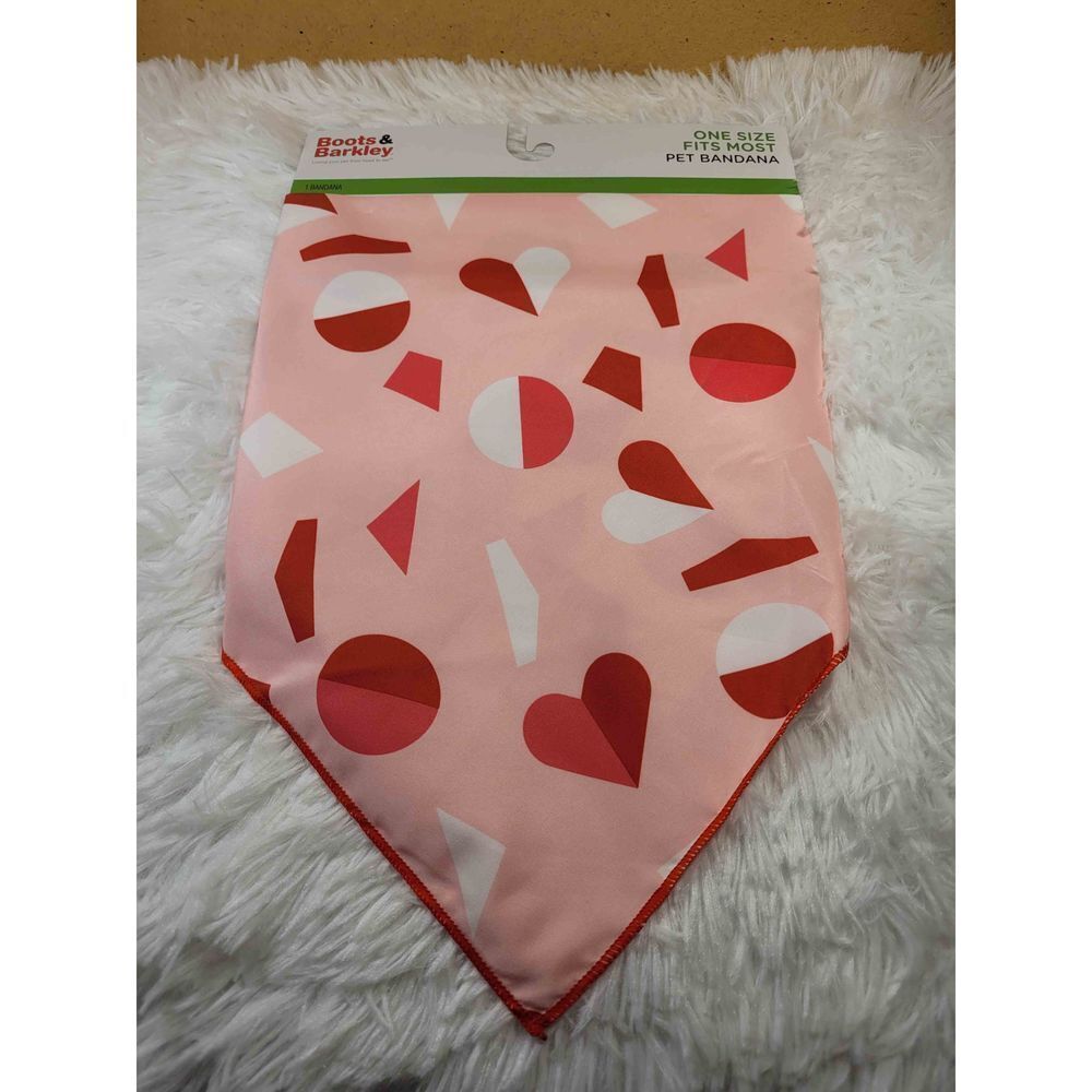 Boots & Barkley Valentine's Bandana- OSFM- NWT